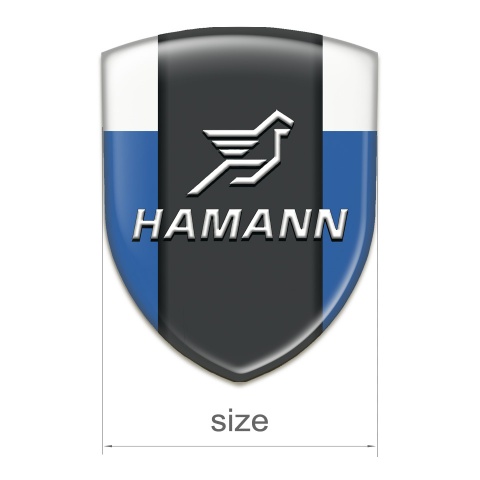 Hamann Silicone Shield Blue White Print 