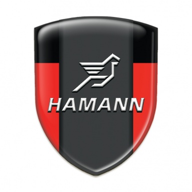Hamann Logo Emblem Red Black Print 