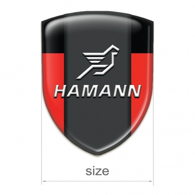 Hamann Logo Emblem Red Black Print 