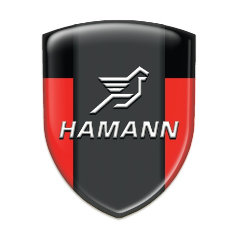 Hamann Logo Emblem Red Black Print 