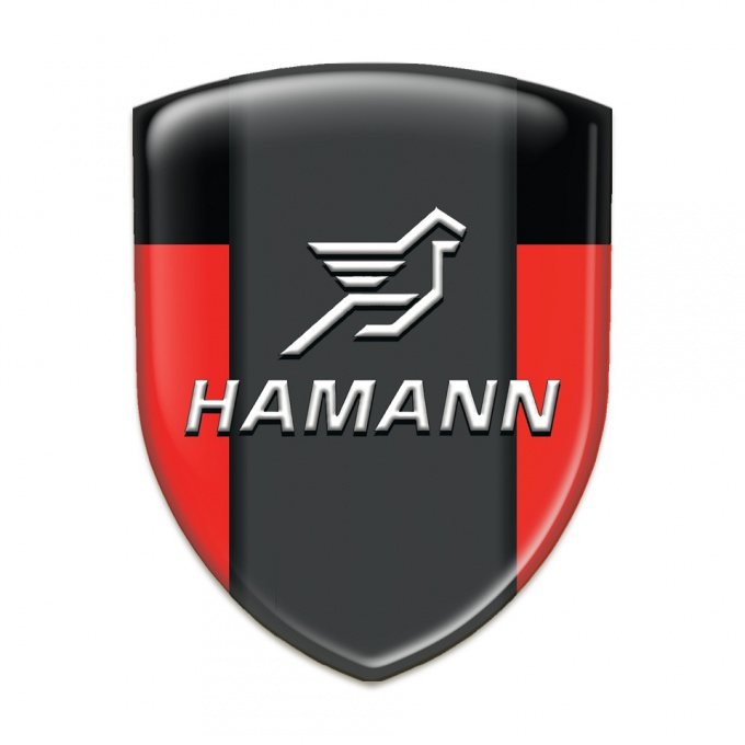 Hamann Logo Emblem Red Black Print 