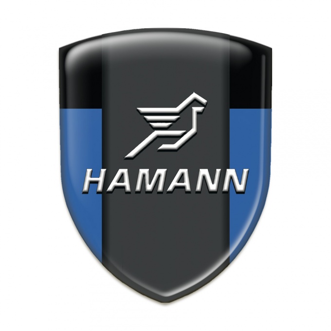 Hamann Tuning Emblem Blue Black Print 