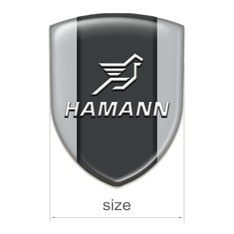 Hamann Emblem Exterior Grey Print Classic Logo 