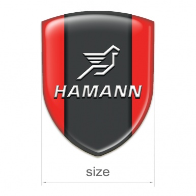 Hamann Tuning Badge Red Print Classic Logo 