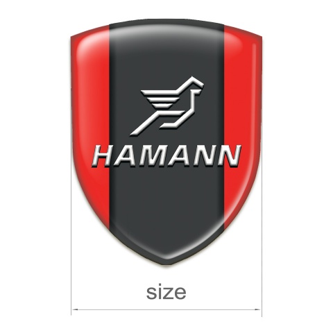 Hamann Tuning Badge Red Print Classic Logo 