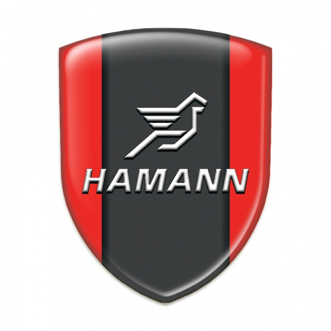 Hamann Tuning Badge Red Print Classic Logo 