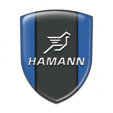 Hamann Car Accessories Badge Blue Print Classic Logo 