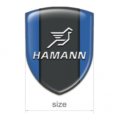 Hamann Car Accessories Badge Blue Print Classic Logo 