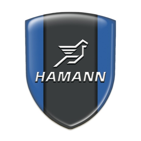 Hamann Car Accessories Badge Blue Print Classic Logo 