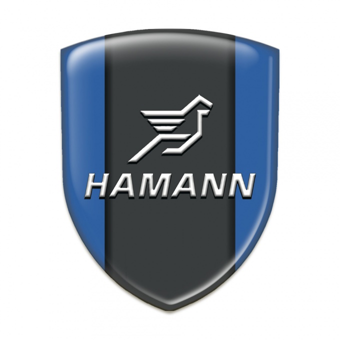 Hamann Car Accessories Badge Blue Print Classic Logo 