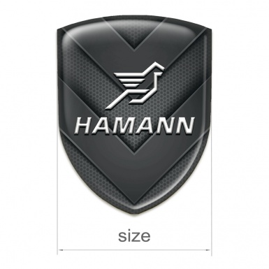 Hamann Silicone Badge V Shape Details Classic Logo 