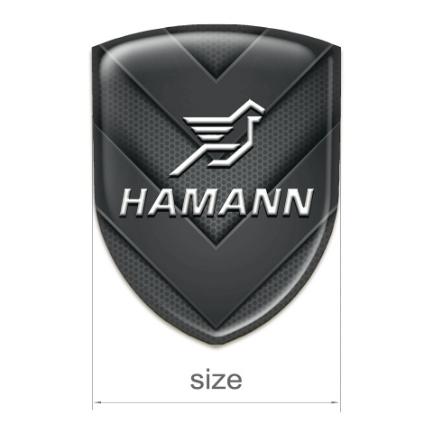Hamann Silicone Badge V Shape Details Classic Logo 