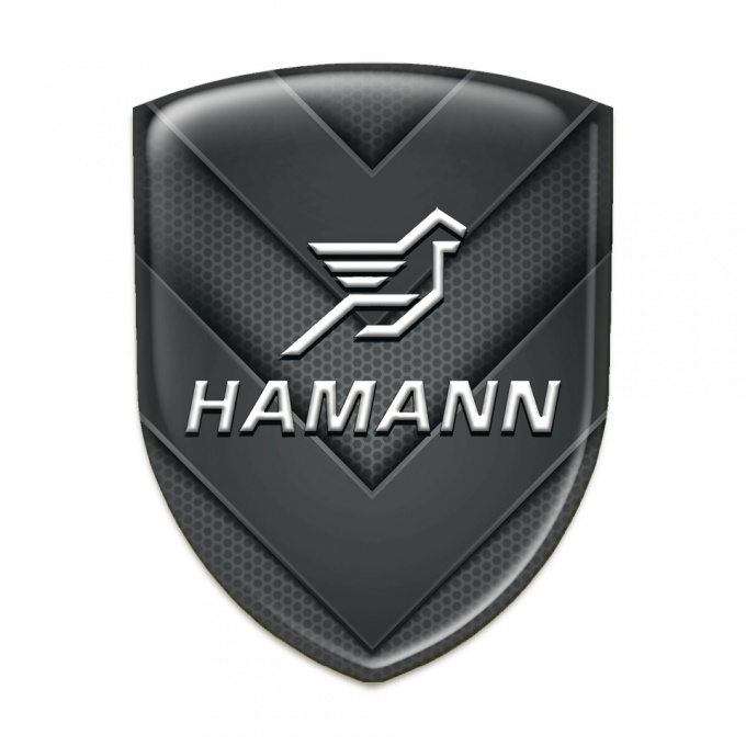 Hamann Silicone Badge V Shape Details Classic Logo 