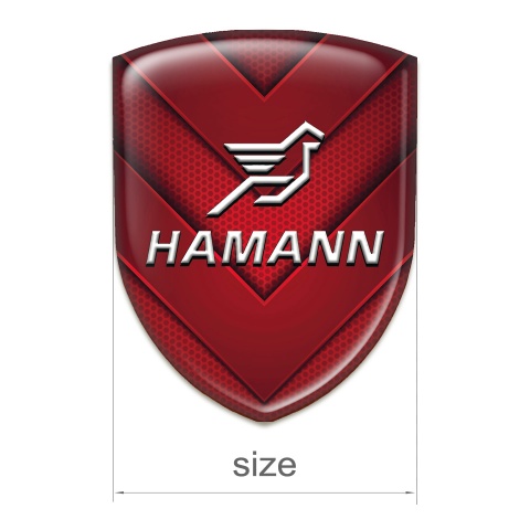 Hamann Silicone Shield Red V Shape Elements White Logo 