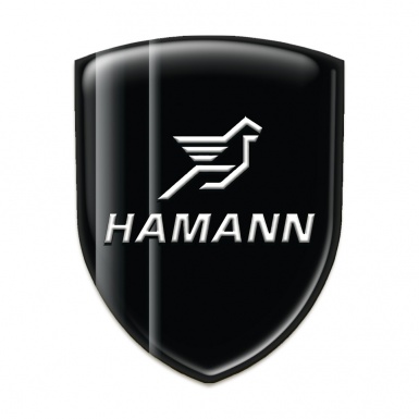 Hamann Silicone Emblem Black with Grey Shadow Design 