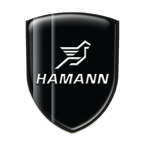 Hamann Silicone Emblem Black with Grey Shadow Design 
