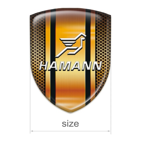Hamann Resin Sticker Copper Design with Clasic Logo 