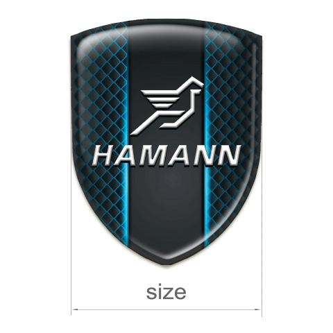 Hamann Emblem Interior Neon Grid Design with Classic Logo 
