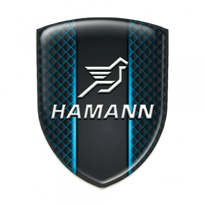 Hamann Emblem Interior Neon Grid Design with Classic Logo 