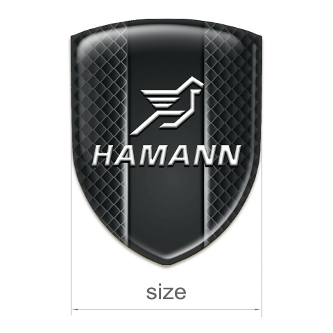 Hamann Tuning Badge Dark Grid with Classic logo 