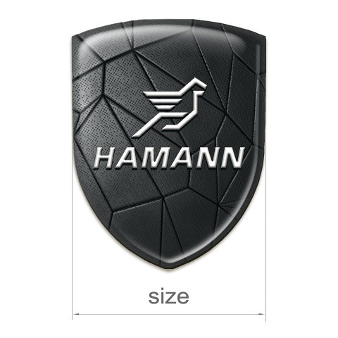 Hamann Self Adhesive Car logo Emblem Black Mosaic Classic Logo 