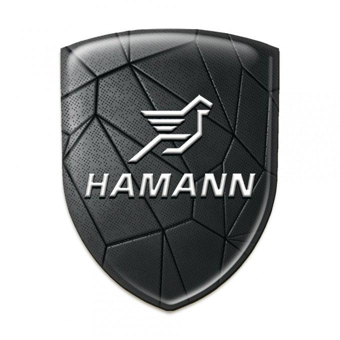 Hamann Self Adhesive Car logo Emblem Black Mosaic Classic Logo 