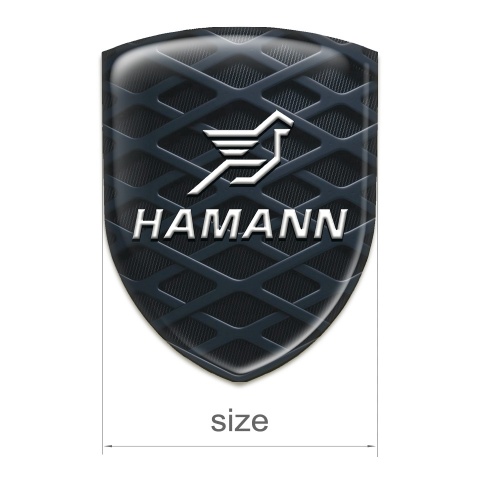 Hamann Car Interior Badge 3D Crid Design 