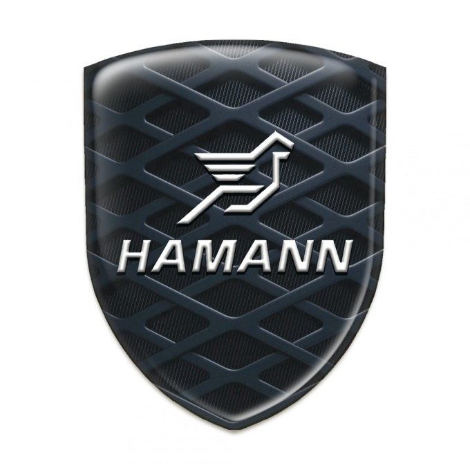 Hamann Car Interior Badge 3D Crid Design 