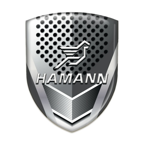 Hamann Emblem Badge Logo Metal mask Effect 