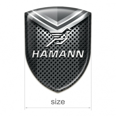 Hamann Tuning Emblem Perforated Background with Grey Detail Design 