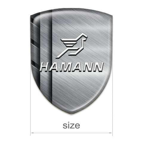 Hamann Emblem Exterior Steel Plates Style Classic Logo