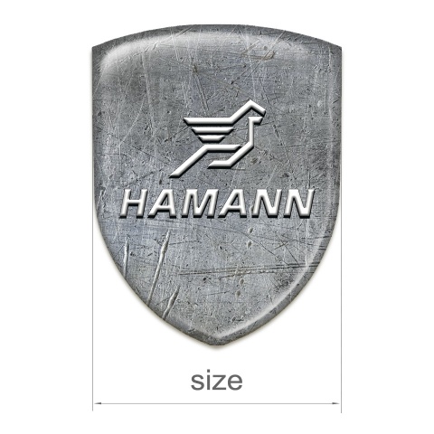 Hamann Tuning Badge Stone Design Classic White Logo 