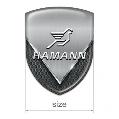 Hamann Self Adhesive Car logo Emblem Aluminium V Shape Sheet Style 