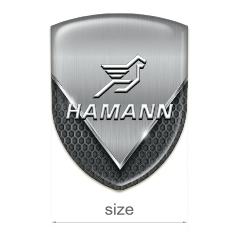 Hamann Self Adhesive Car logo Emblem Aluminium V Shape Sheet Style 