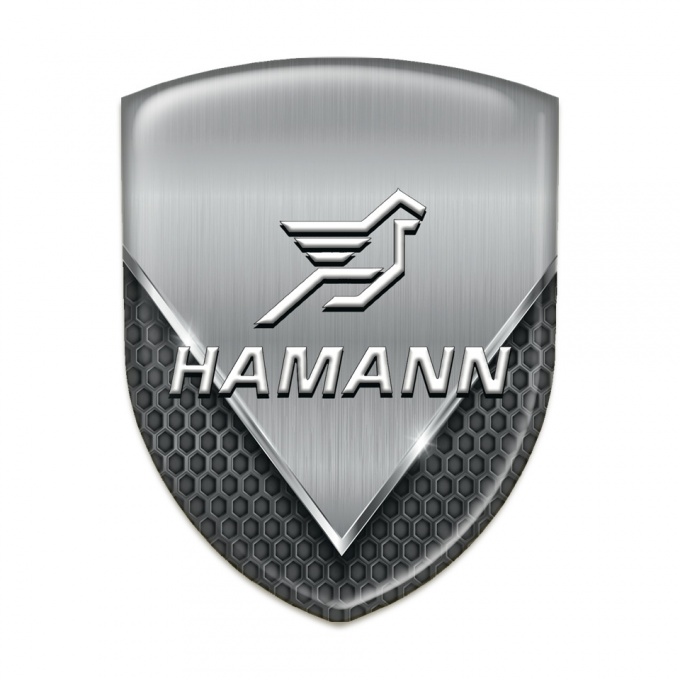 Hamann Self Adhesive Car logo Emblem Aluminium V Shape Sheet Style 