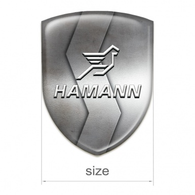 Hamann Car Interior Badge S Shape Metal Print Style 