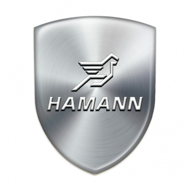 Hamann Silicone Badge Stylish Silver Design Classic Logo 