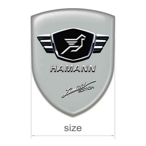 Hamann Silicone Shield Grey Base Wings Effect Logo