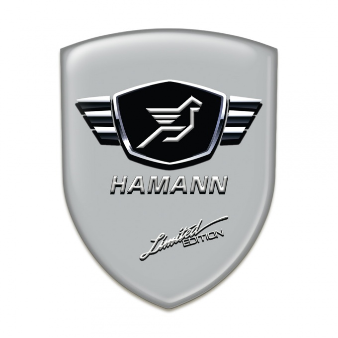 Hamann Silicone Shield Grey Base Wings Effect Logo