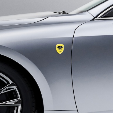Hamann Logo Emblem Yellow Base Limited Edition style 