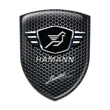 Hamann Auto Emblem Perforated Steel Base Limited Edition Style 