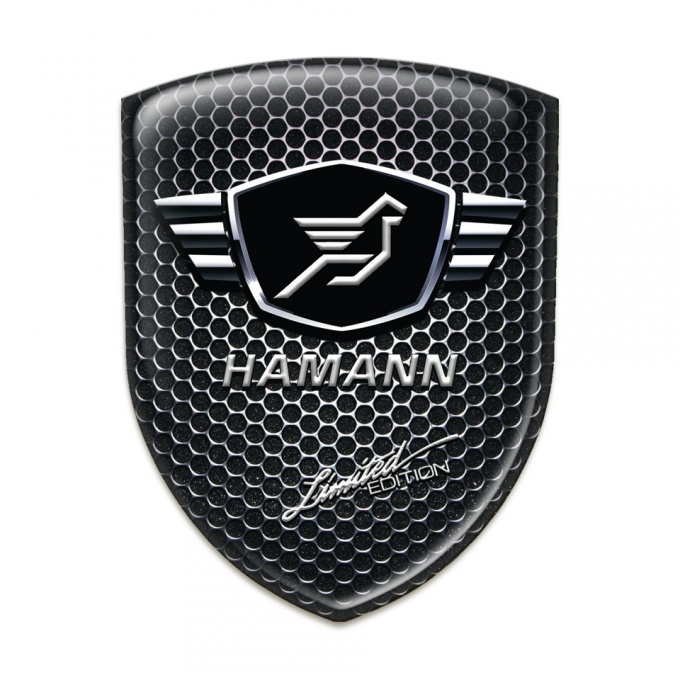 Hamann Auto Emblem Perforated Steel Base Limited Edition Style 