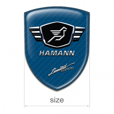 Hamann Tuning Emblem Navy Blue carbon limited edition Style 