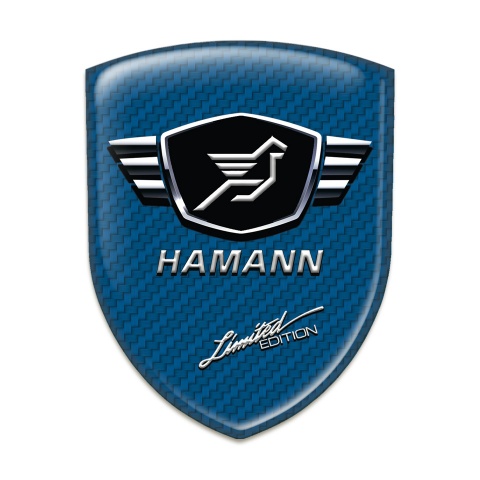 Hamann Tuning Emblem Navy Blue carbon limited edition Style 