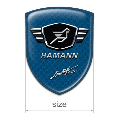 Hamann Tuning Emblem Navy Blue carbon limited edition Style 