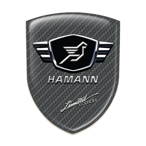 Hamann Self Adhesive Emblem Logo Carbon Base Limited edition Style