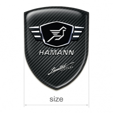 Hamann Silicone Emblem dark carbon Limited Edition Style 