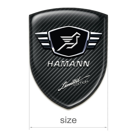 Hamann Silicone Emblem dark carbon Limited Edition Style 