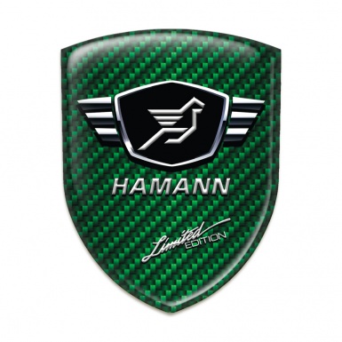 Hamann Resin Sticker Green Carbon Limited Edition Style 