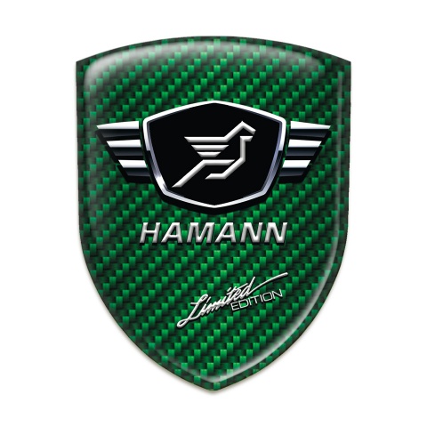 Hamann Resin Sticker Green Carbon Limited Edition Style 